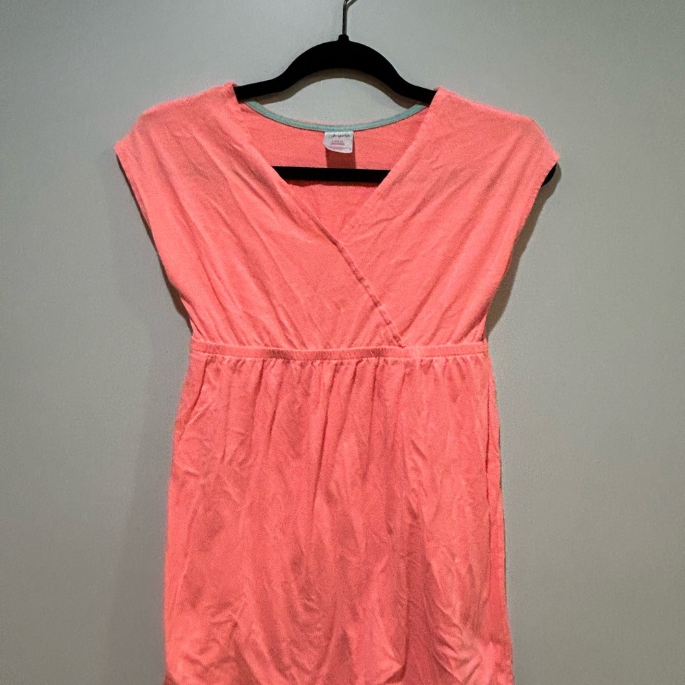 Circo Kids Swim Coverup in Coral Pink